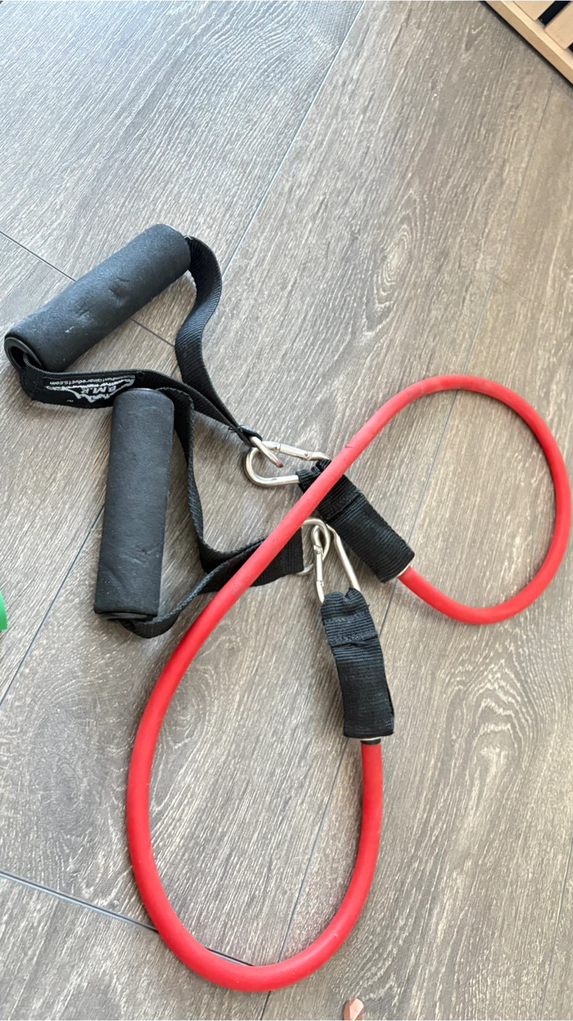 Fitness Resistance Bands Set with Handles - photo 2