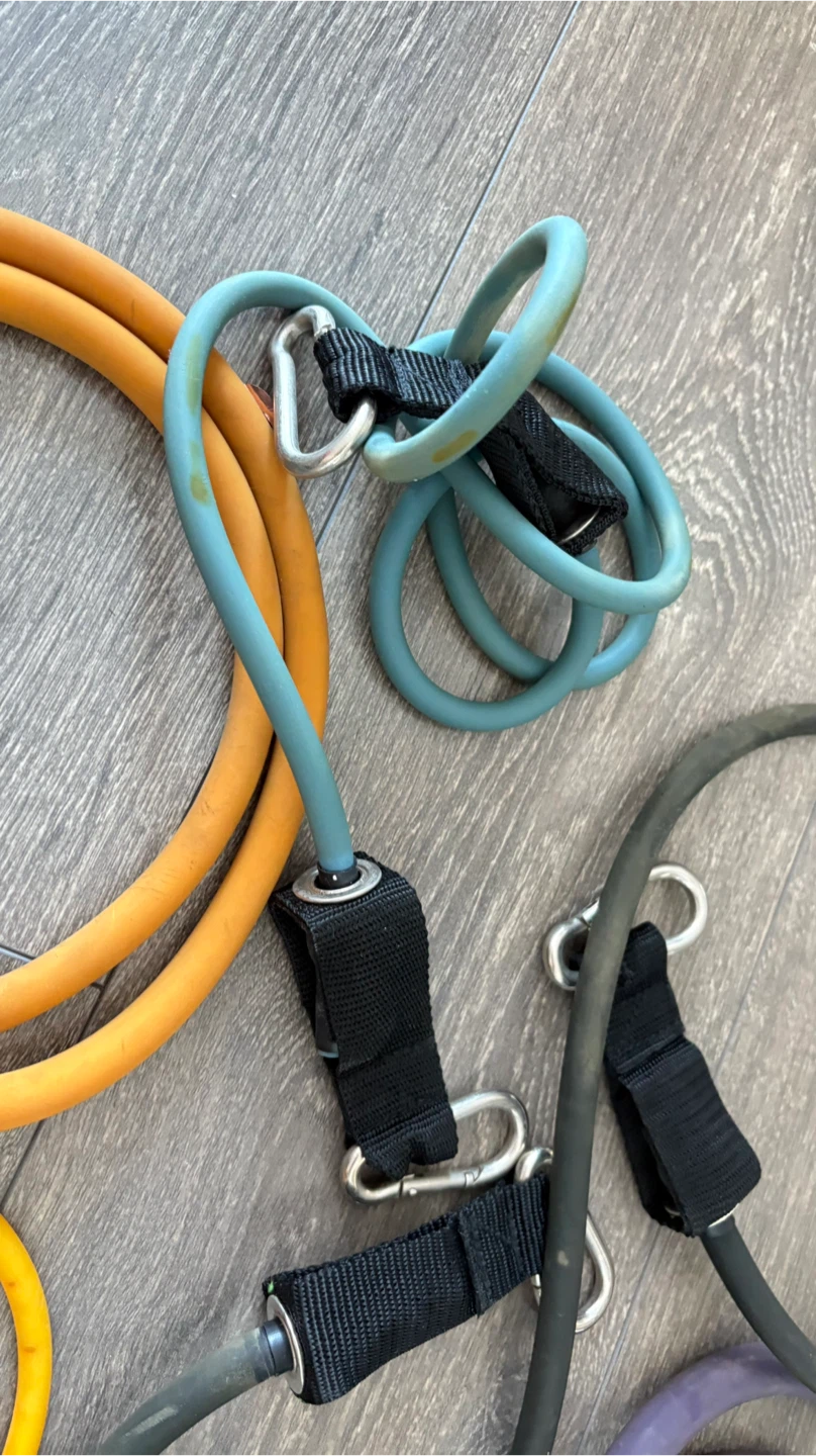 Set of Resistance Bands with Handles - photo 3