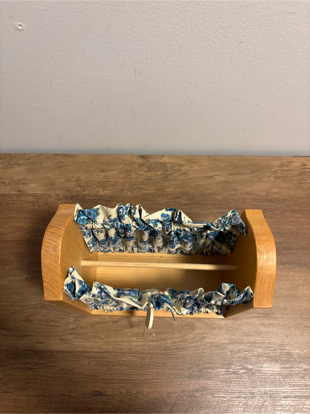 Fabric Lined Wooden Mail Sorter - photo 5