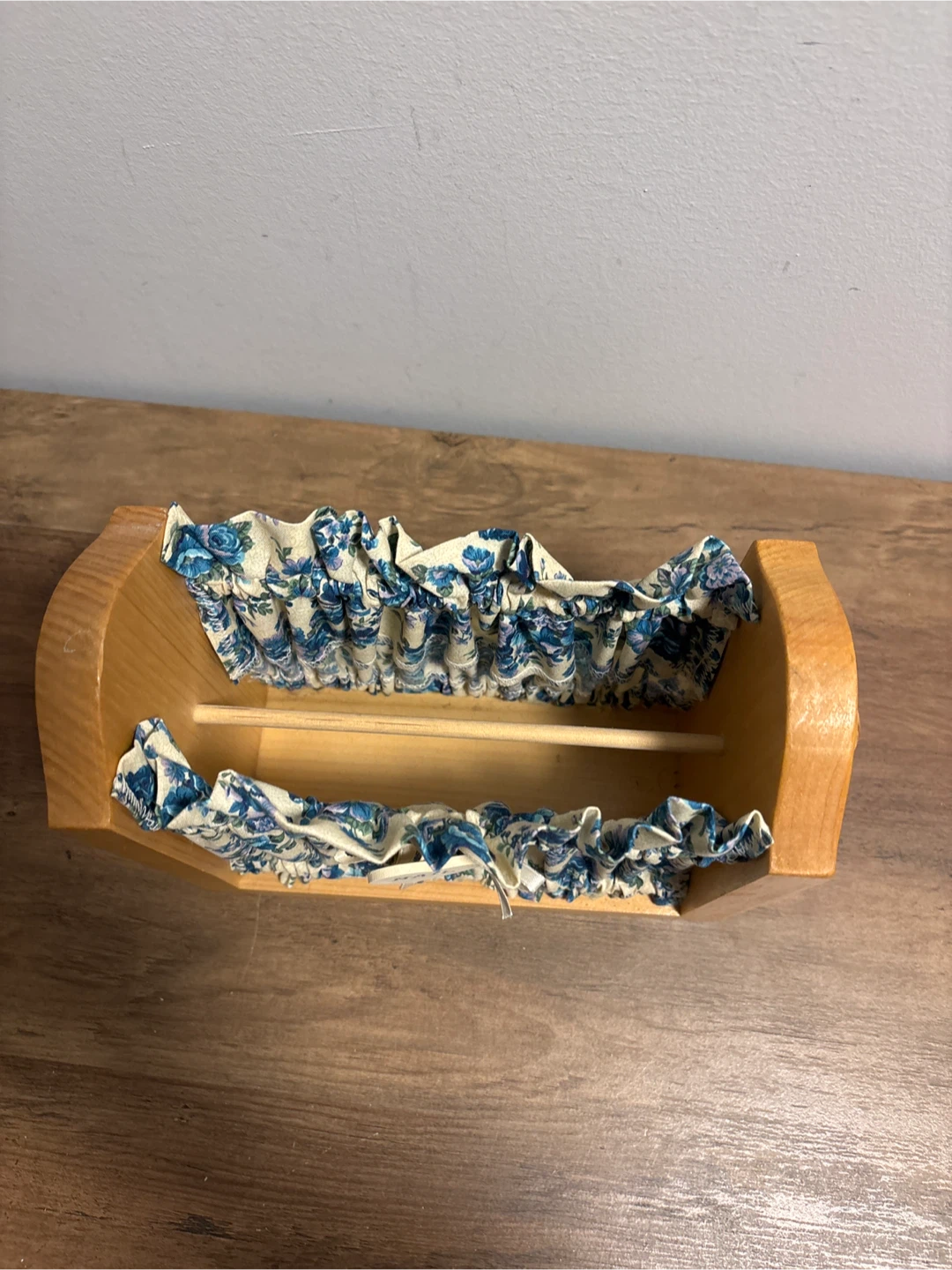 Fabric Lined Wooden Mail Sorter - photo 2