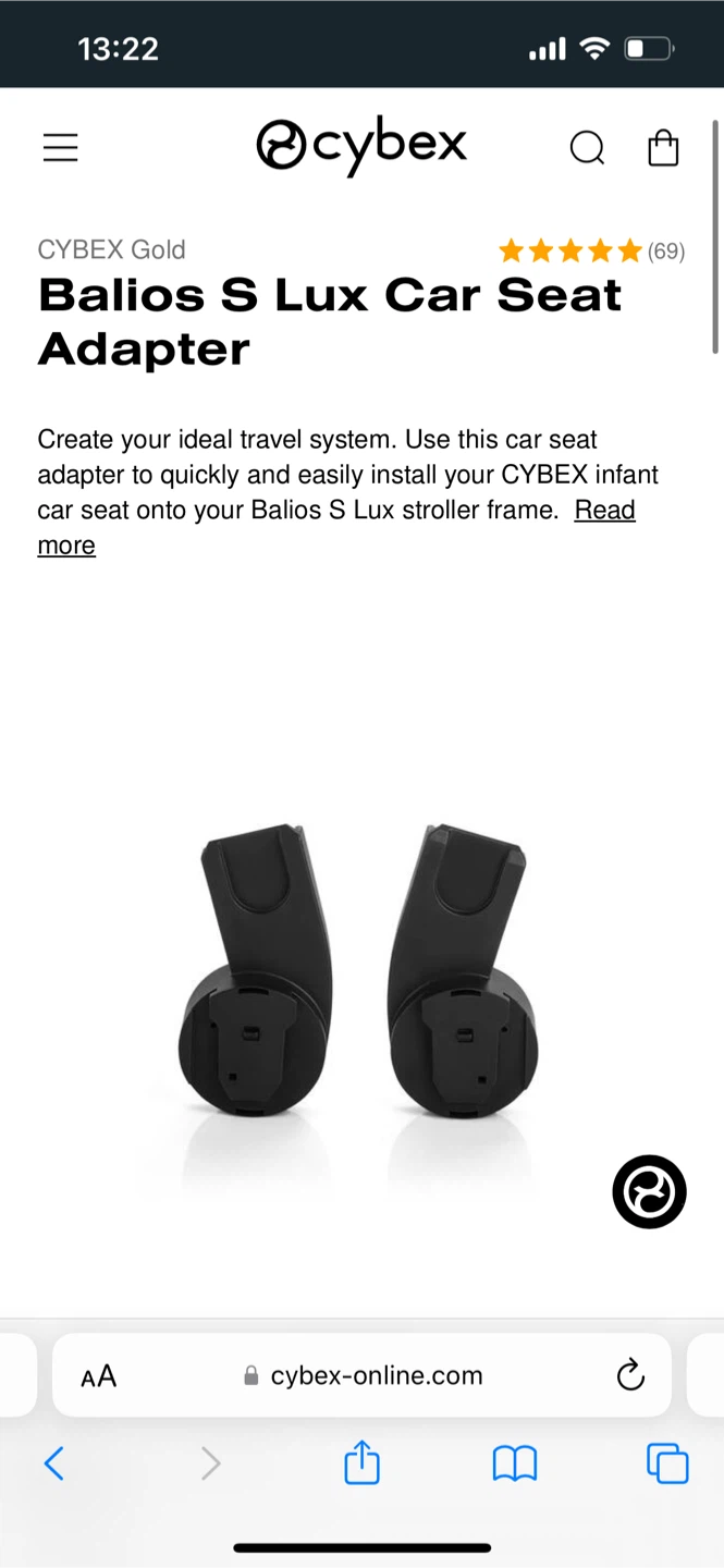 Cybex Balios S Lux Car Seat Adapters - photo 3