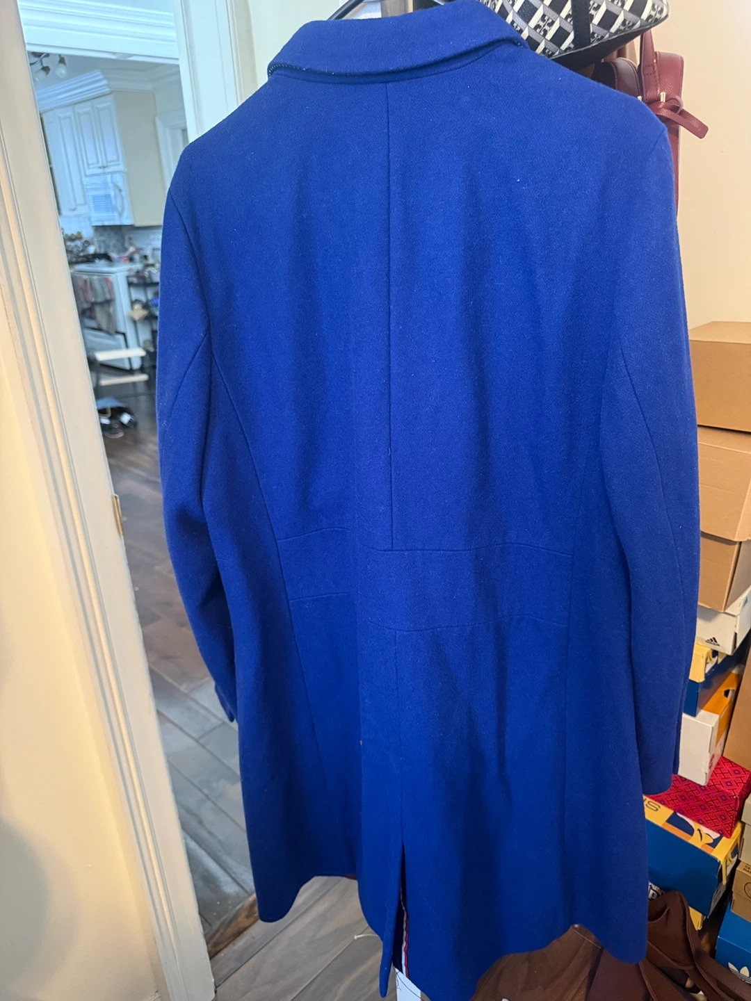 Tommy Hilfiger Blue Wool Coat - photo 2