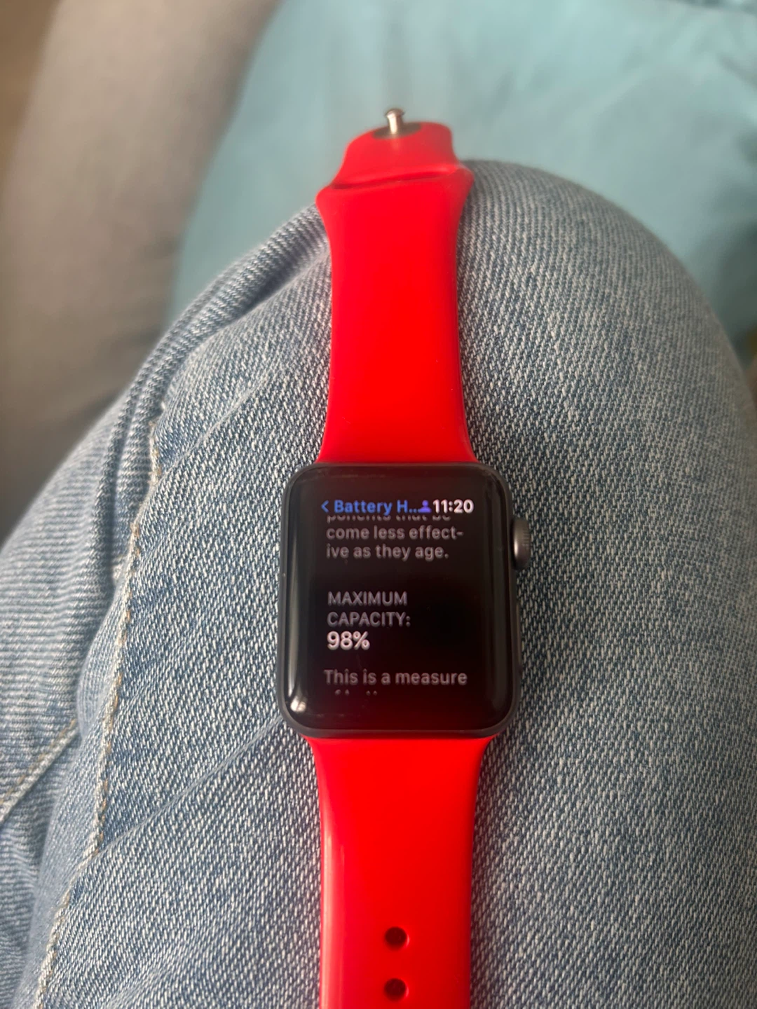 Apple Watch Series 3 - 38mm - Red Band