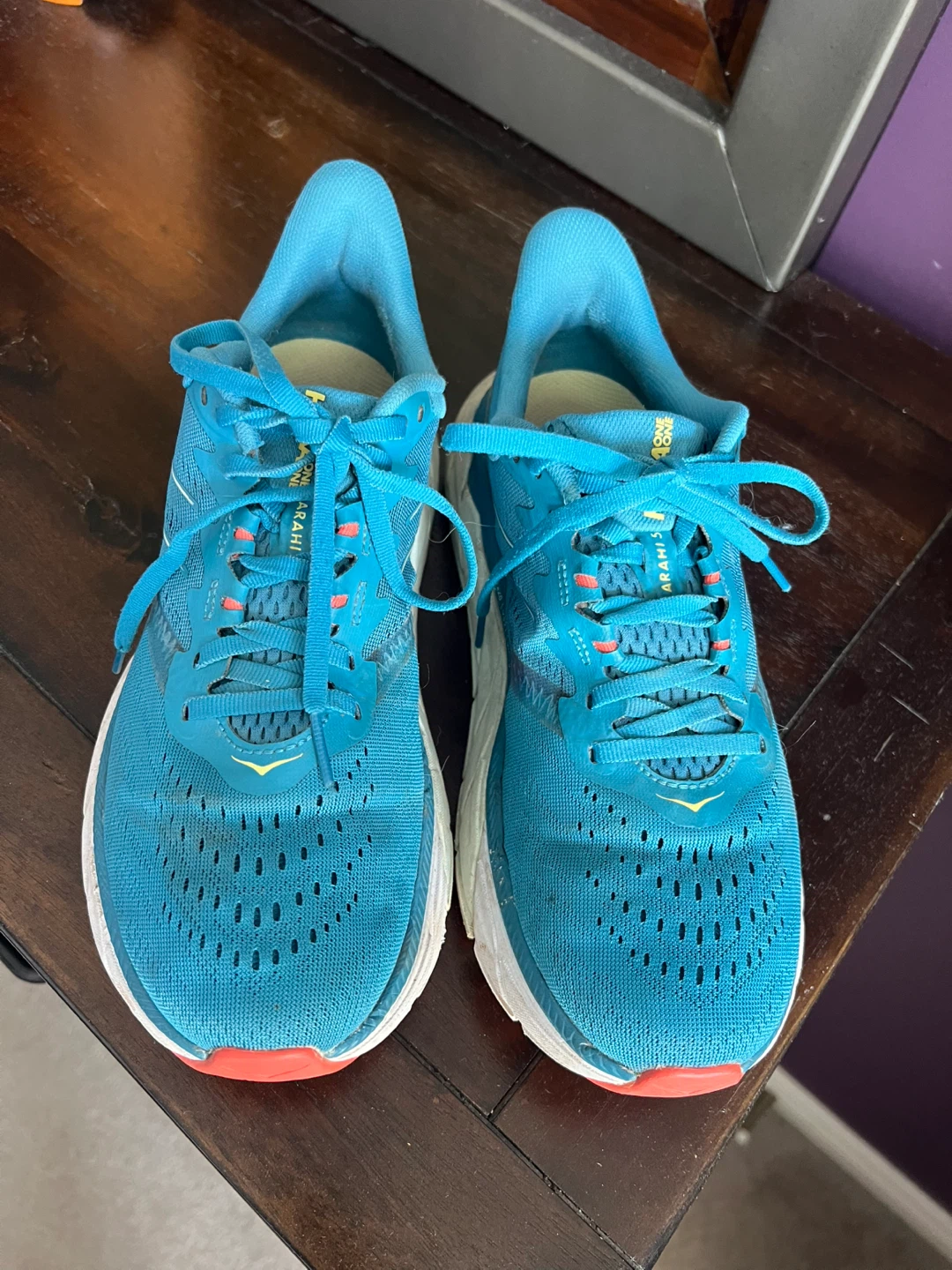 Woman’s Hoka Running Shoes -size 8.5 - photo 2