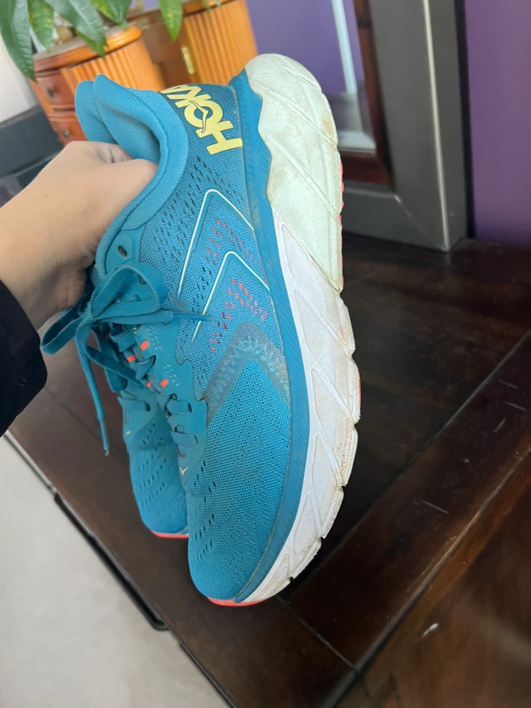 Woman’s Hoka Running Shoes -size 8.5 - photo 3