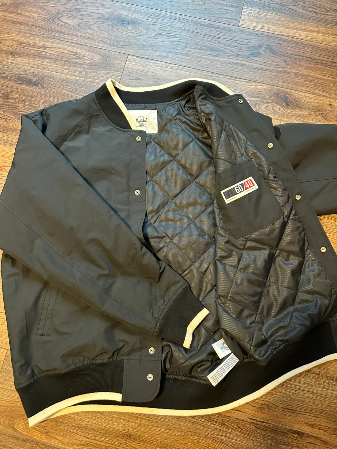 Herschel Bomber Jacket - Black - Size M - photo 4
