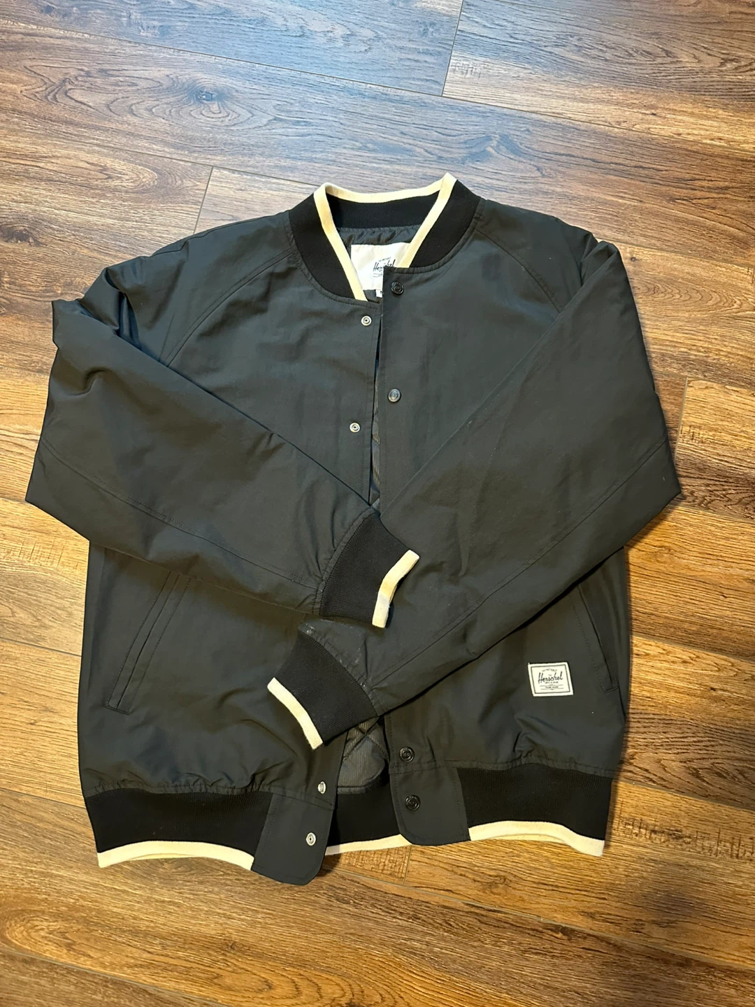 Herschel Bomber Jacket - Black - Size M