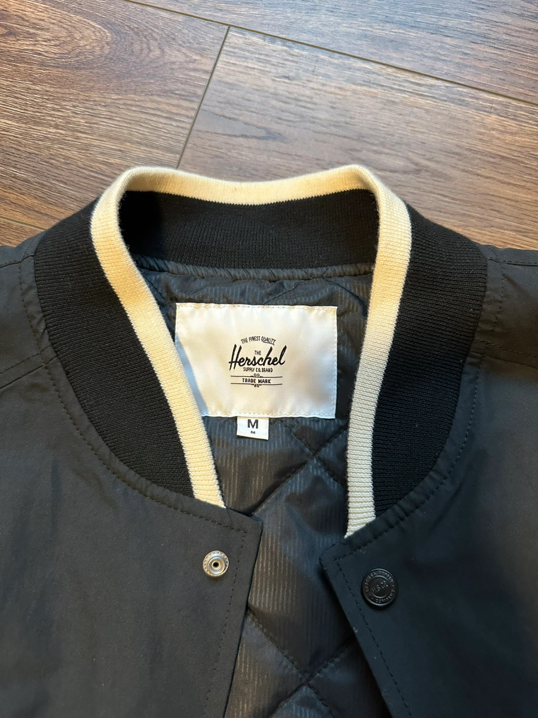 Herschel Bomber Jacket - Black - Size M - photo 5