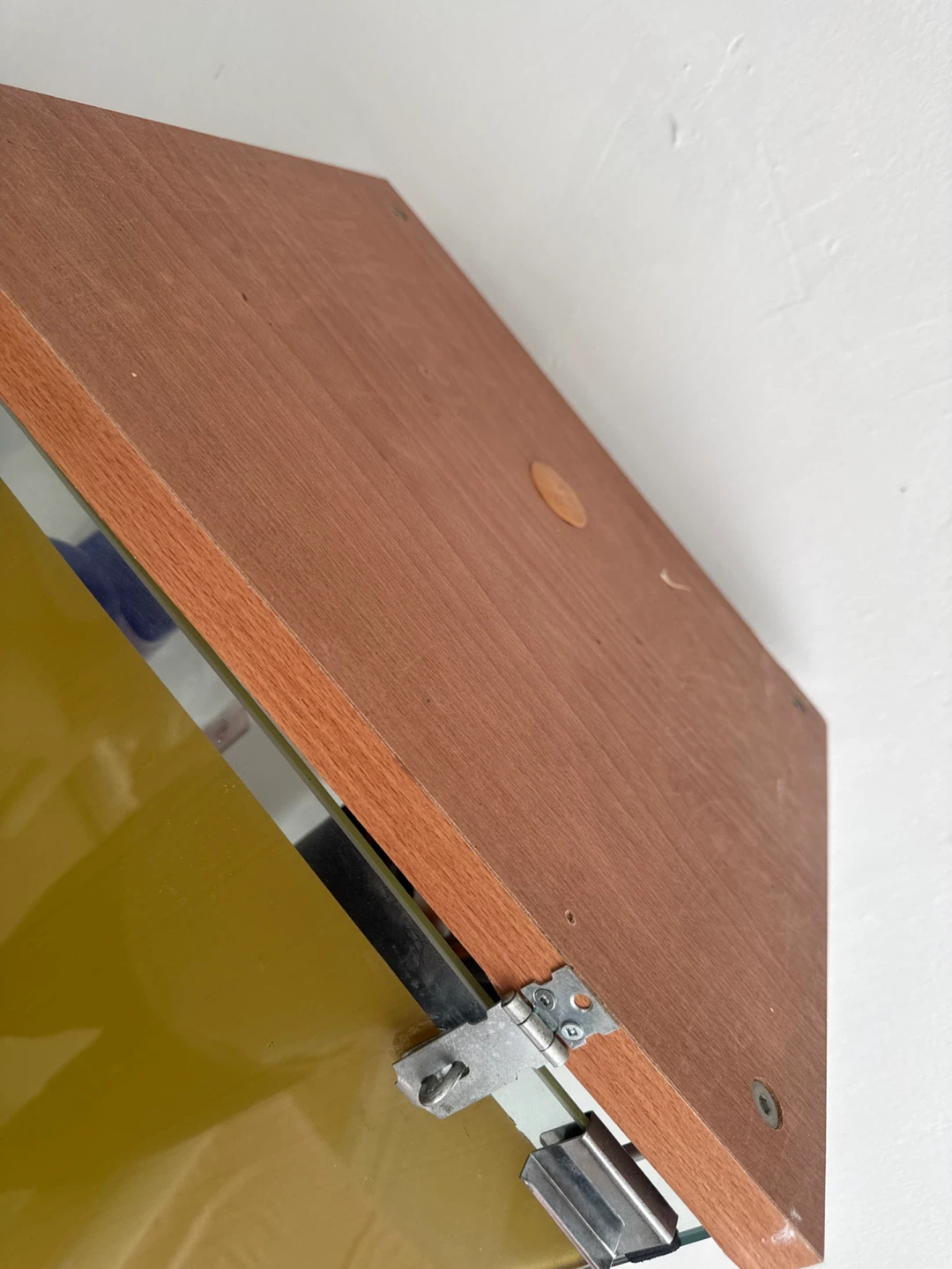 Glass Display Cabinet with Wood Trim - photo 2