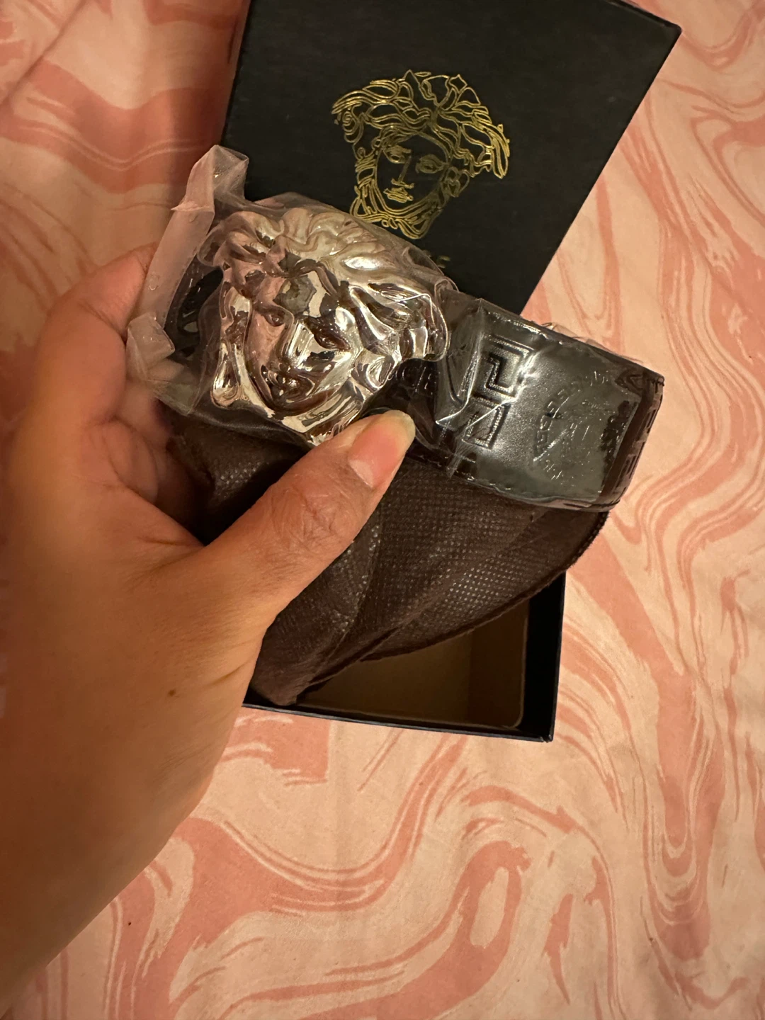 Versace Belt with Medusa Head Buckle