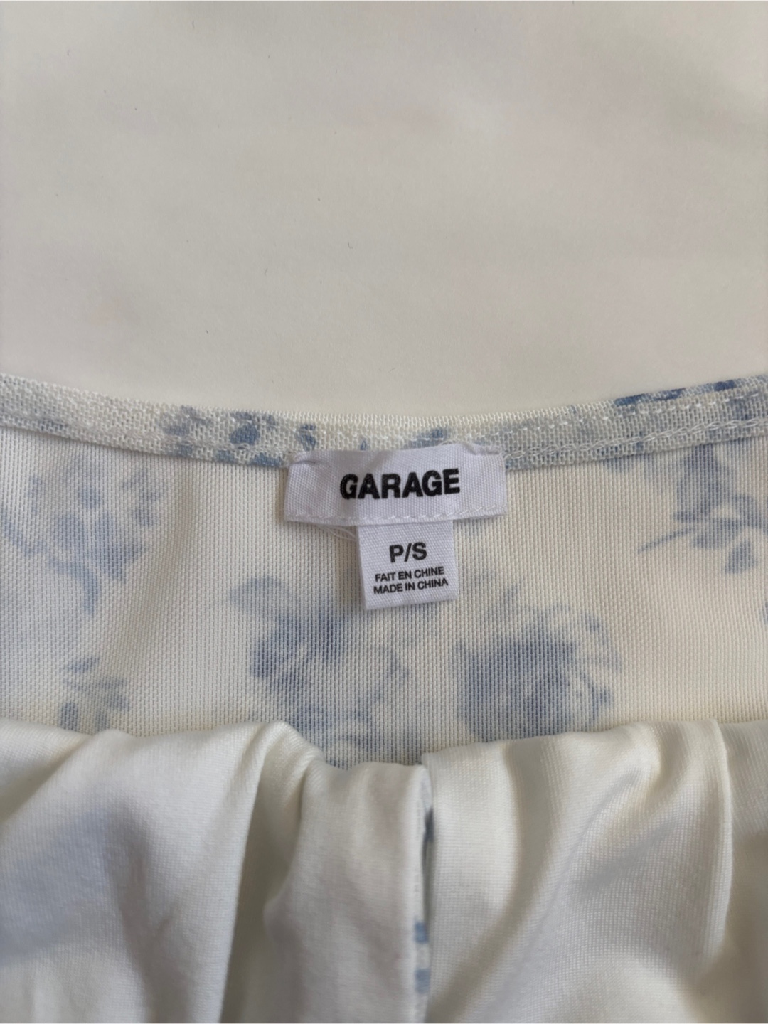 Garage Floral Corset Top Size S/P - photo 3