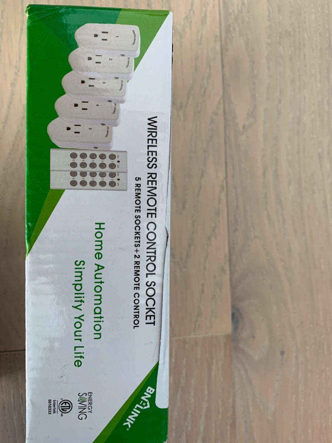 NewBN-LINK Wireless R Control Sockets - 5 Sockets + 2 Remotes