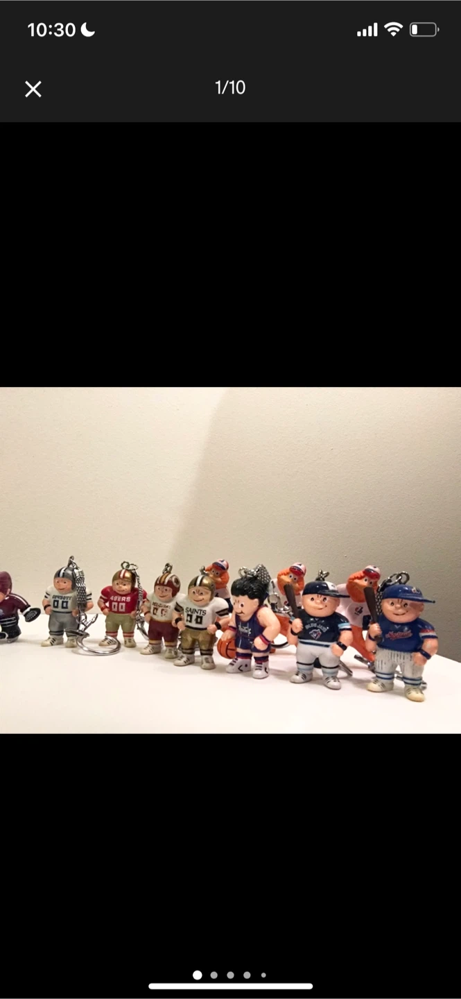 Lot of 10 lil brats Sports Player - Hockey, Football, Baseball