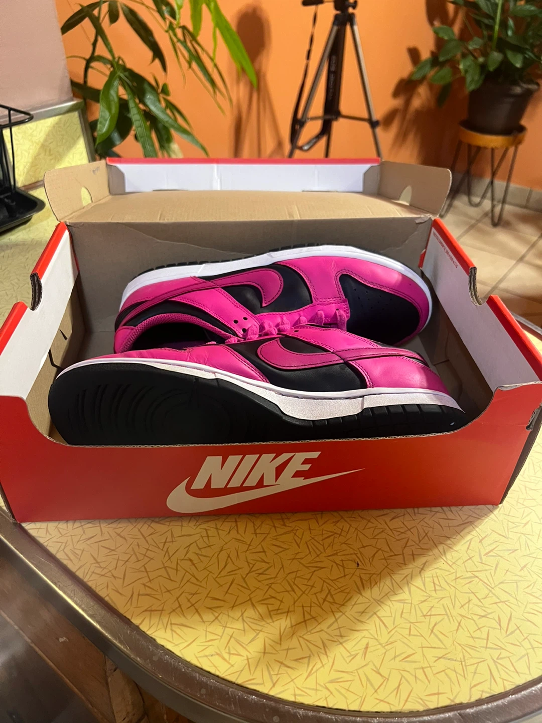 Nike Dunk Low Pink & Black Sneakers