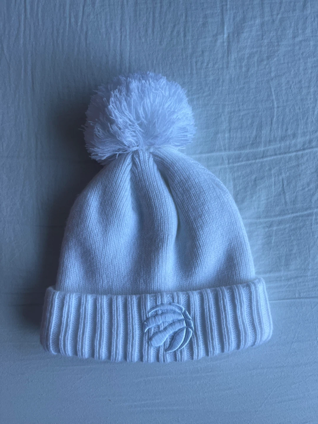 White Toronto Raptors Toque