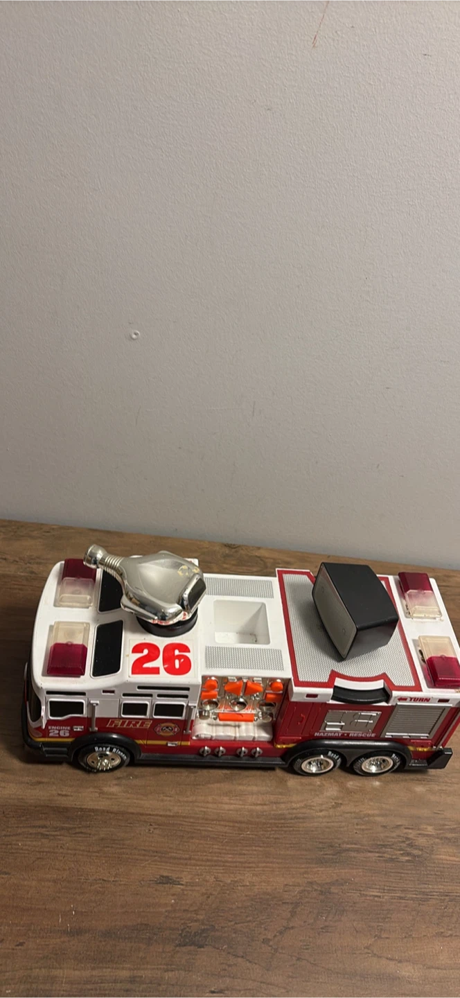 Toy Fire Truck - Red and White - photo 2