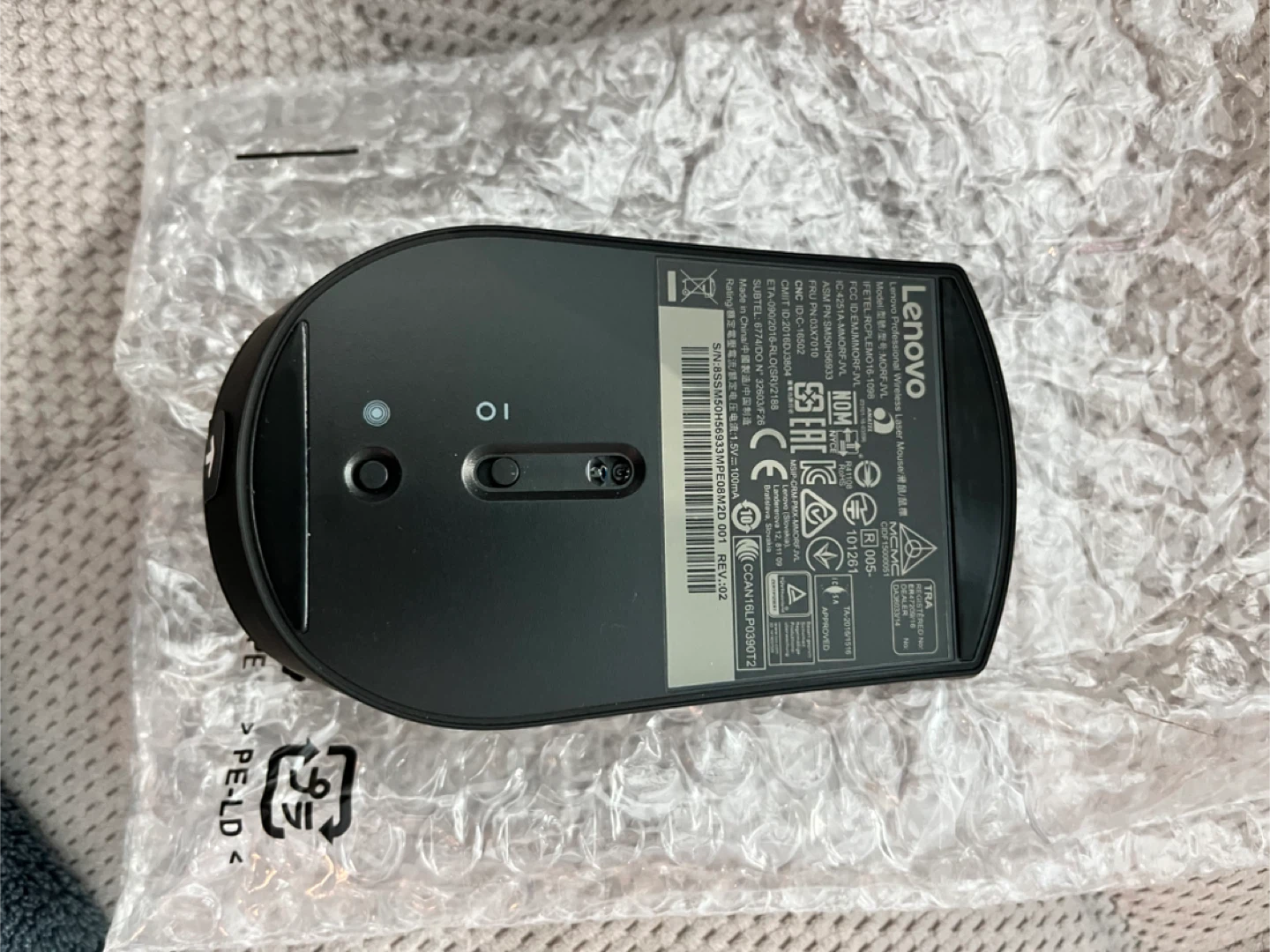 Lenovo Wireless Mouse - Model MORFJVL - photo 2
