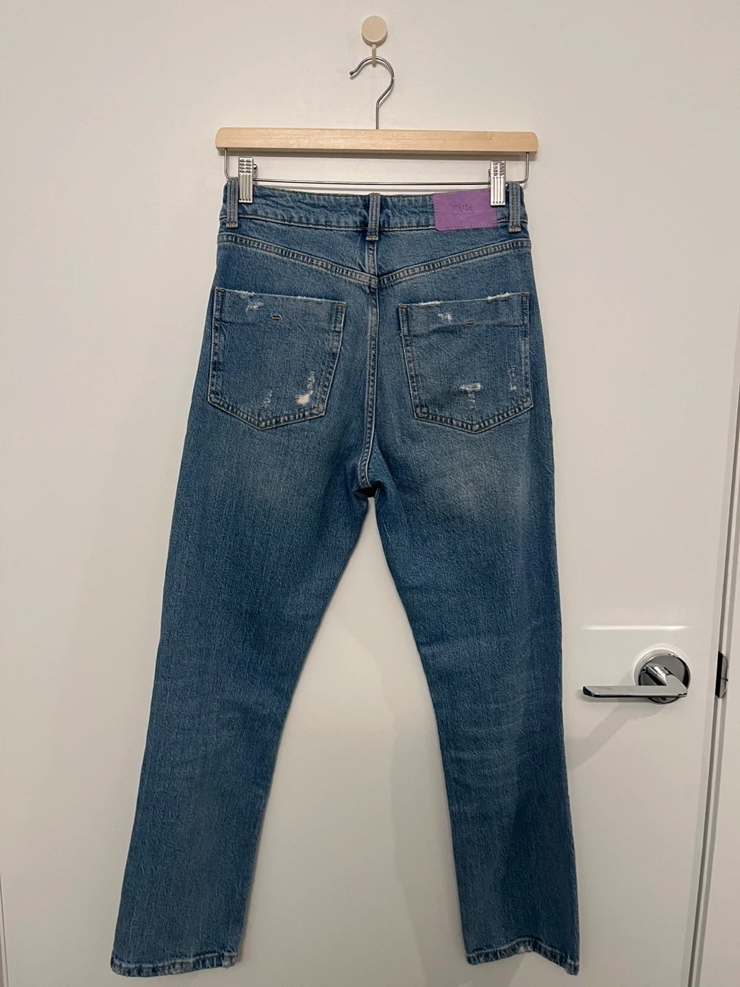 ZARA Blue Denim Jeans - Size 36 (S) - photo 2