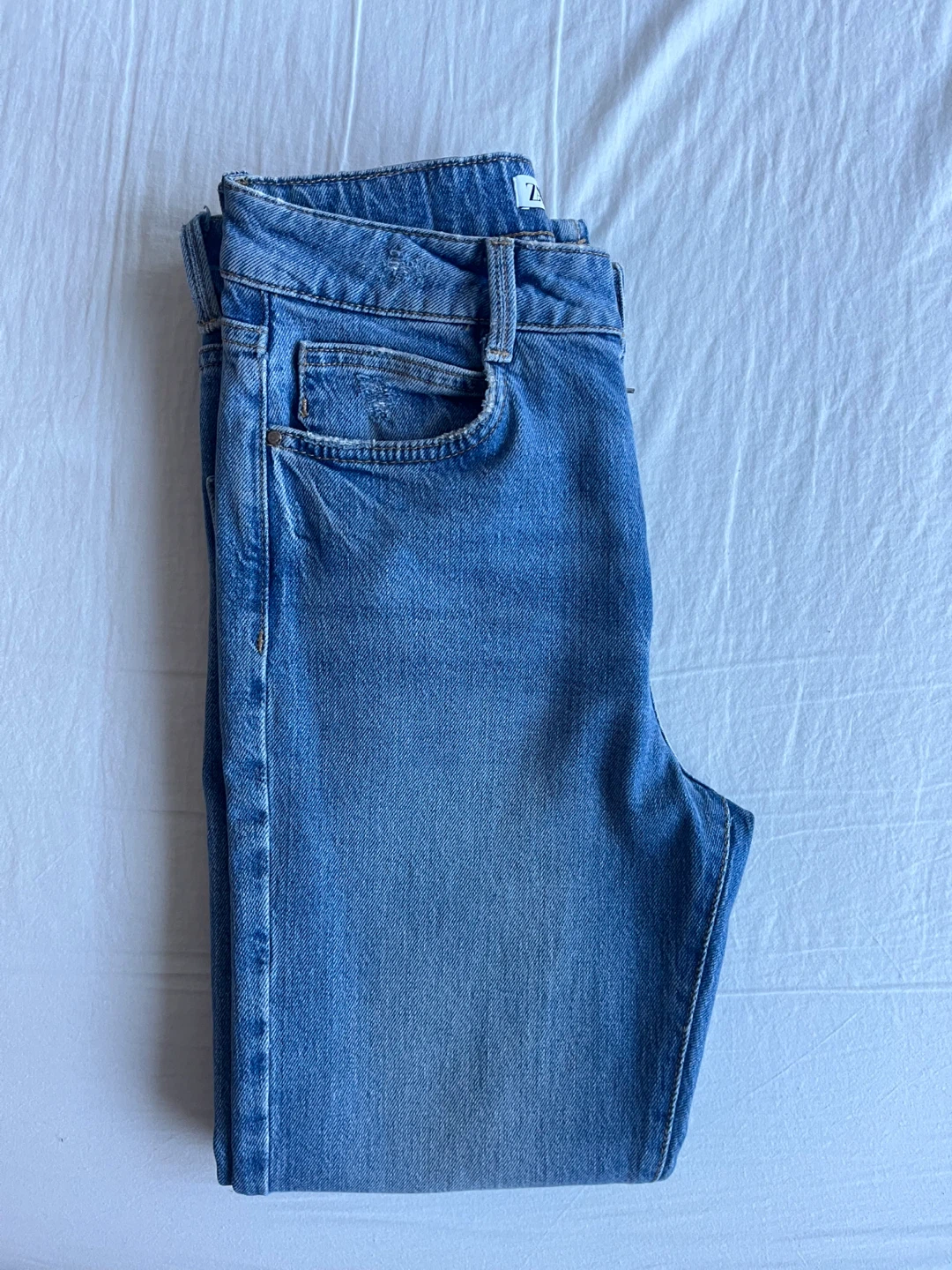 ZARA Blue Denim Jeans - Size 36 (S) - photo 3