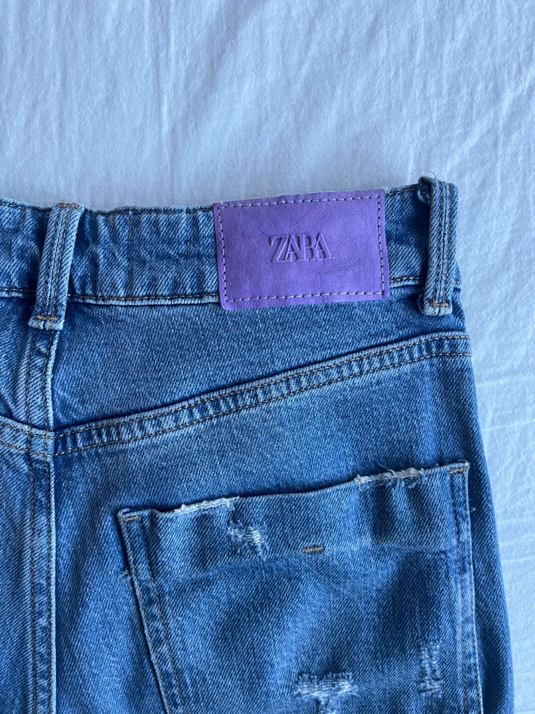ZARA Blue Denim Jeans - Size 36 (S) - photo 4
