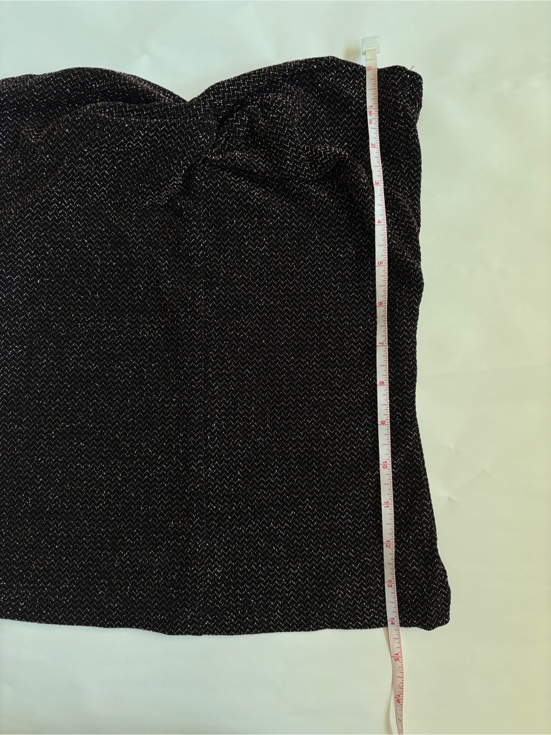 H&M Divided Black Glitter Tube Top Size S - photo 4