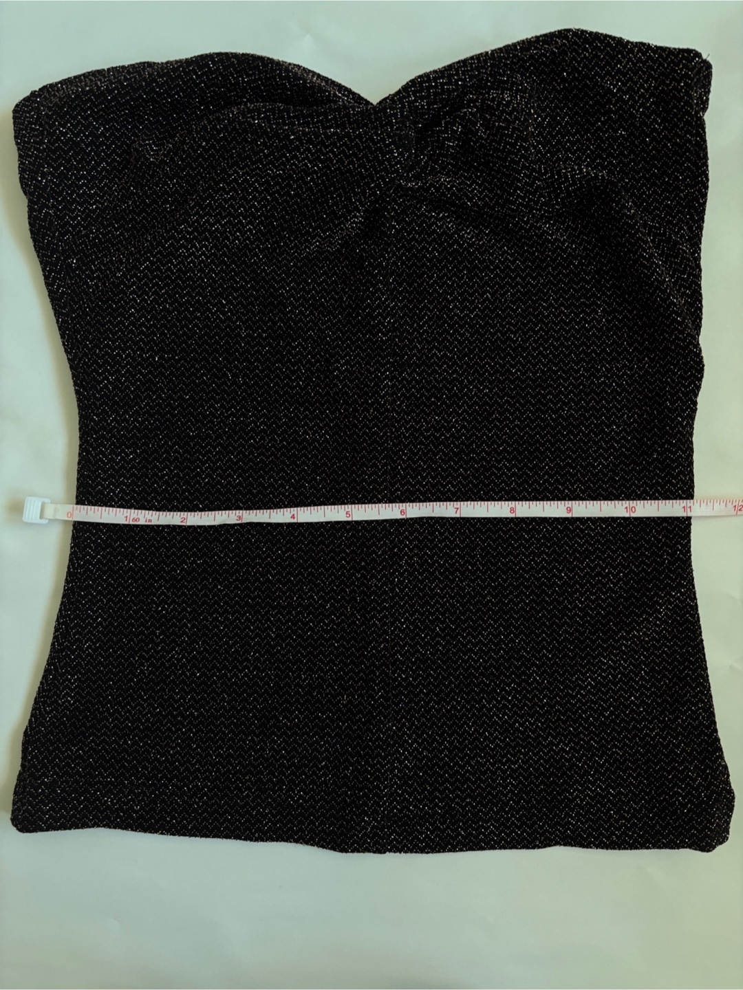 H&M Divided Black Glitter Tube Top Size S - photo 3