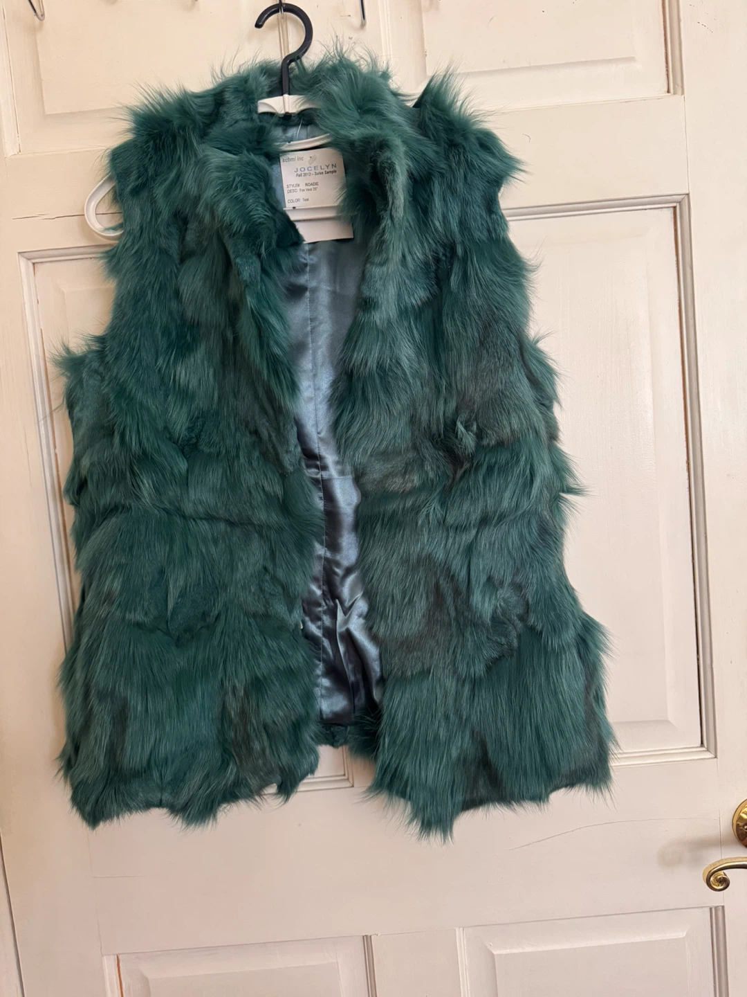 Jocelyn "Roadie" Fox Vest - Teal - Size M