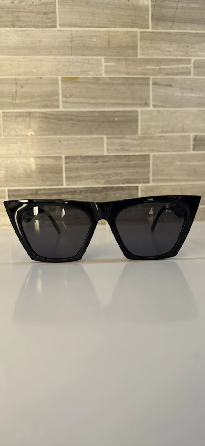 Black Cat-Eye Sunglasses