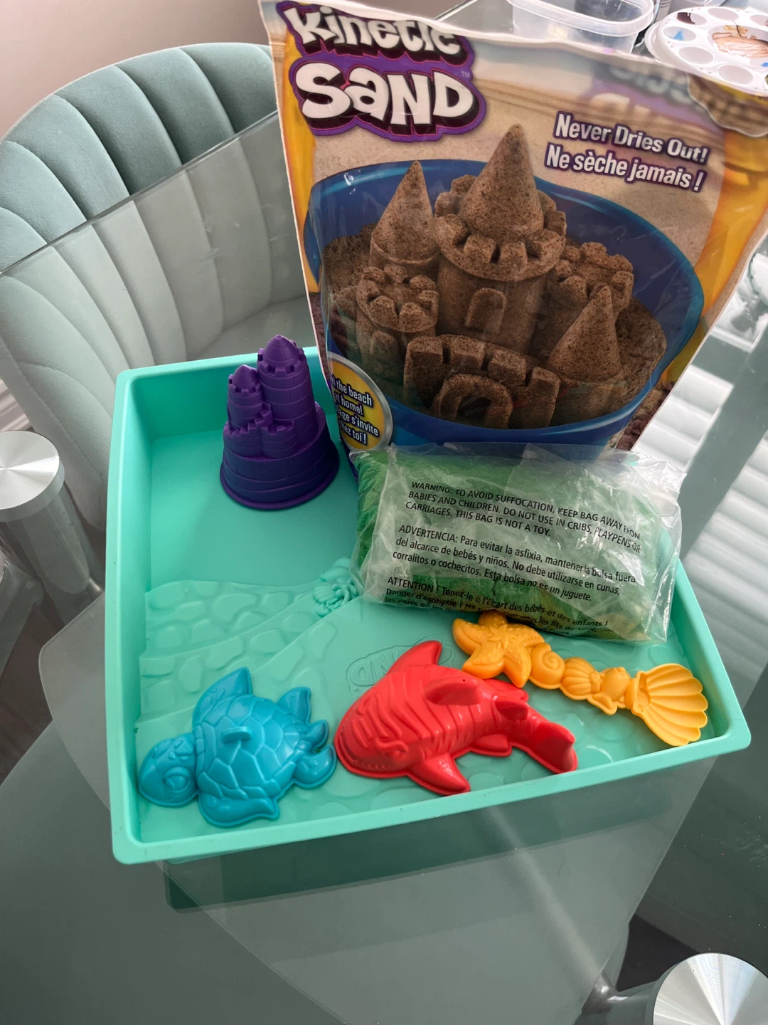 Kinetic Sand Beach Castle Set