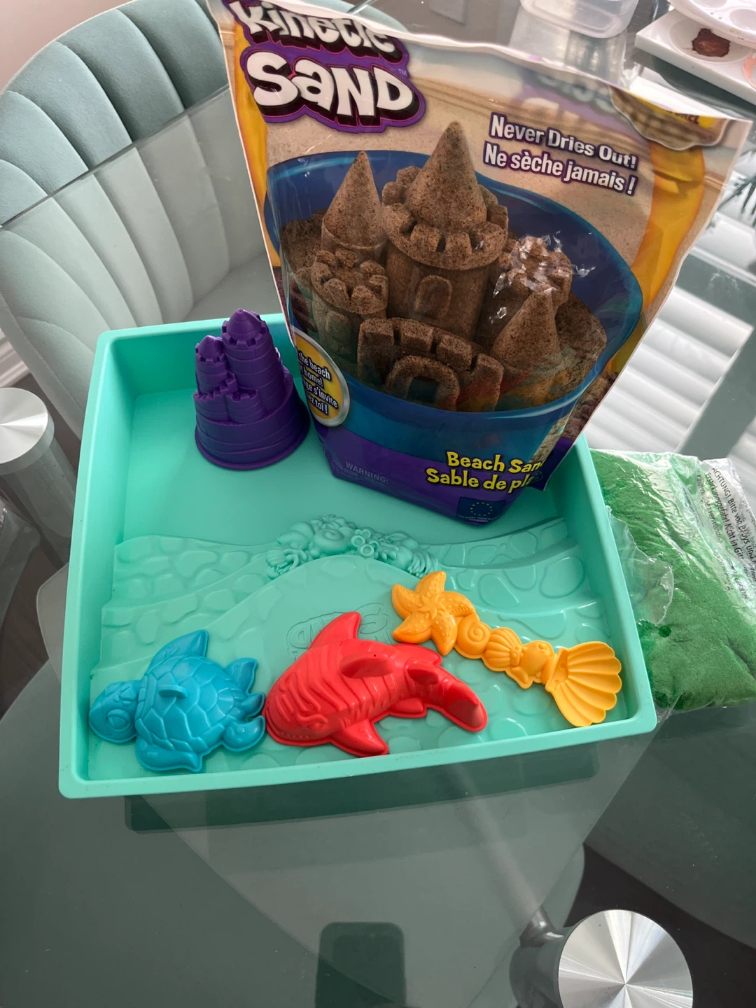 Kinetic Sand Beach Castle Set - photo 2