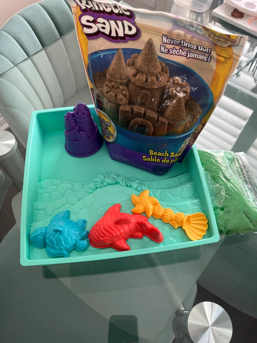 Kinetic Sand Beach Castle Set - photo 3