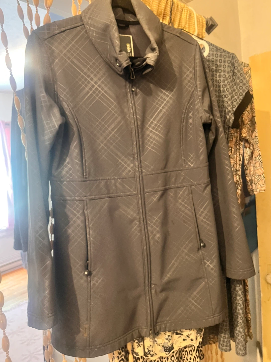 Grey textured jacket