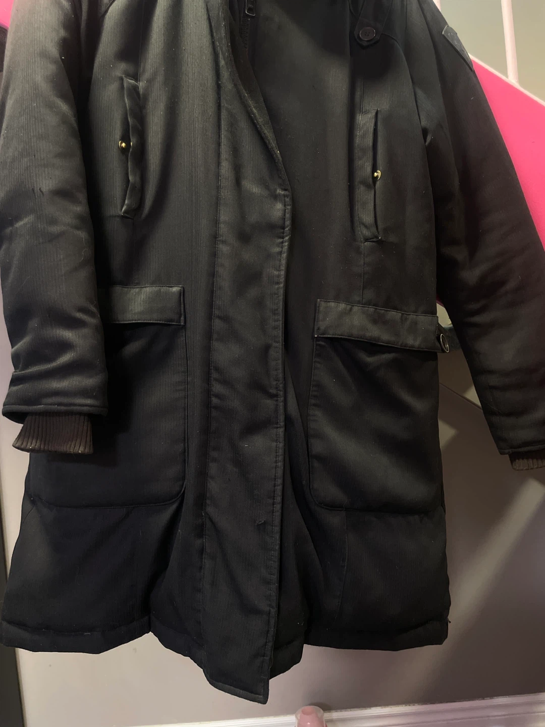 Nobis Black Parka Winter Coat - photo 5