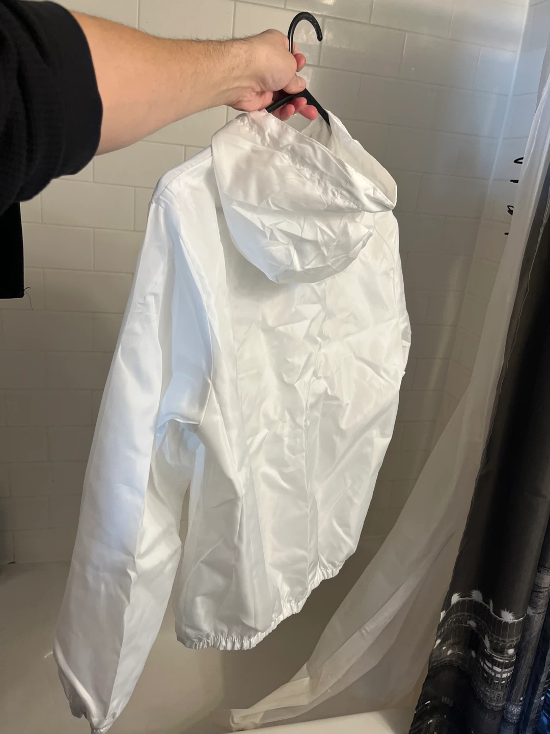 White shiny Rain jacket!! - photo 2