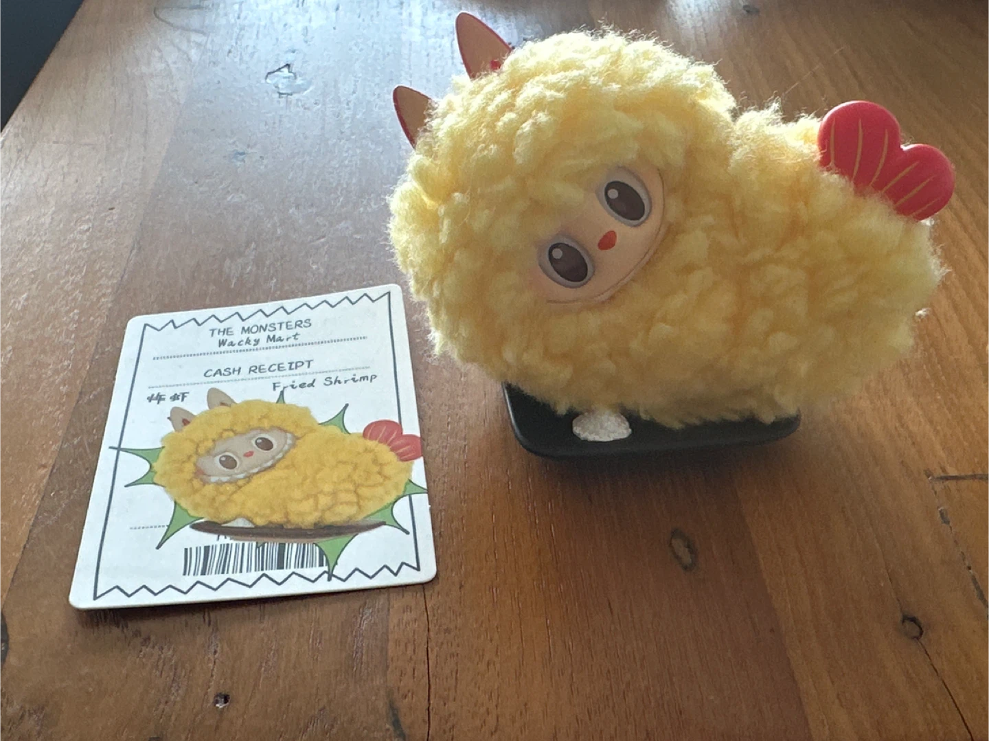 Labubu The Monsters Wacky Mart Fried Shrimp Plush Toy