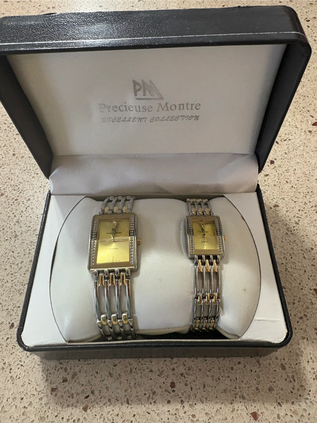 Precieuse Montre Two-Tone Quartz Watch Set - photo 3