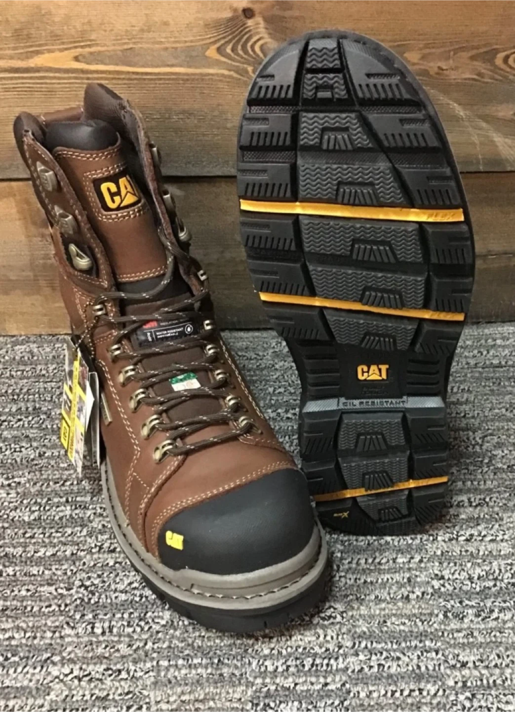 Caterpillar Footwear Men's Hauler 8" Wp Tx CT CSA Safety Boot - photo 5