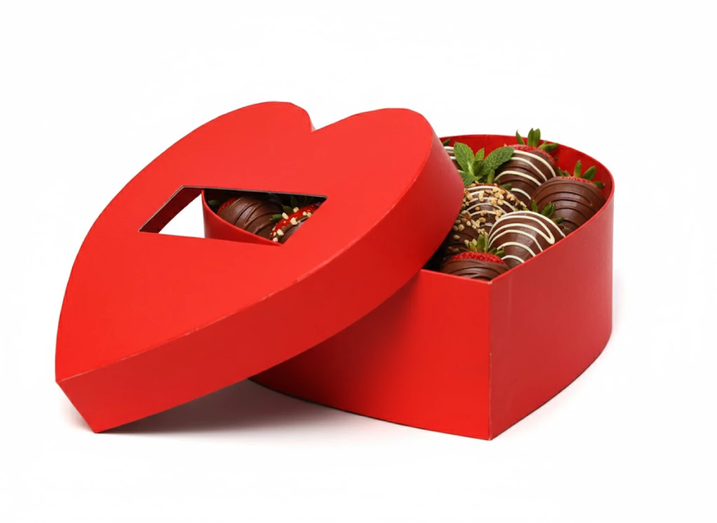 Gift Box Valentine’s Day Chocolate Covered Strawberries - photo 3