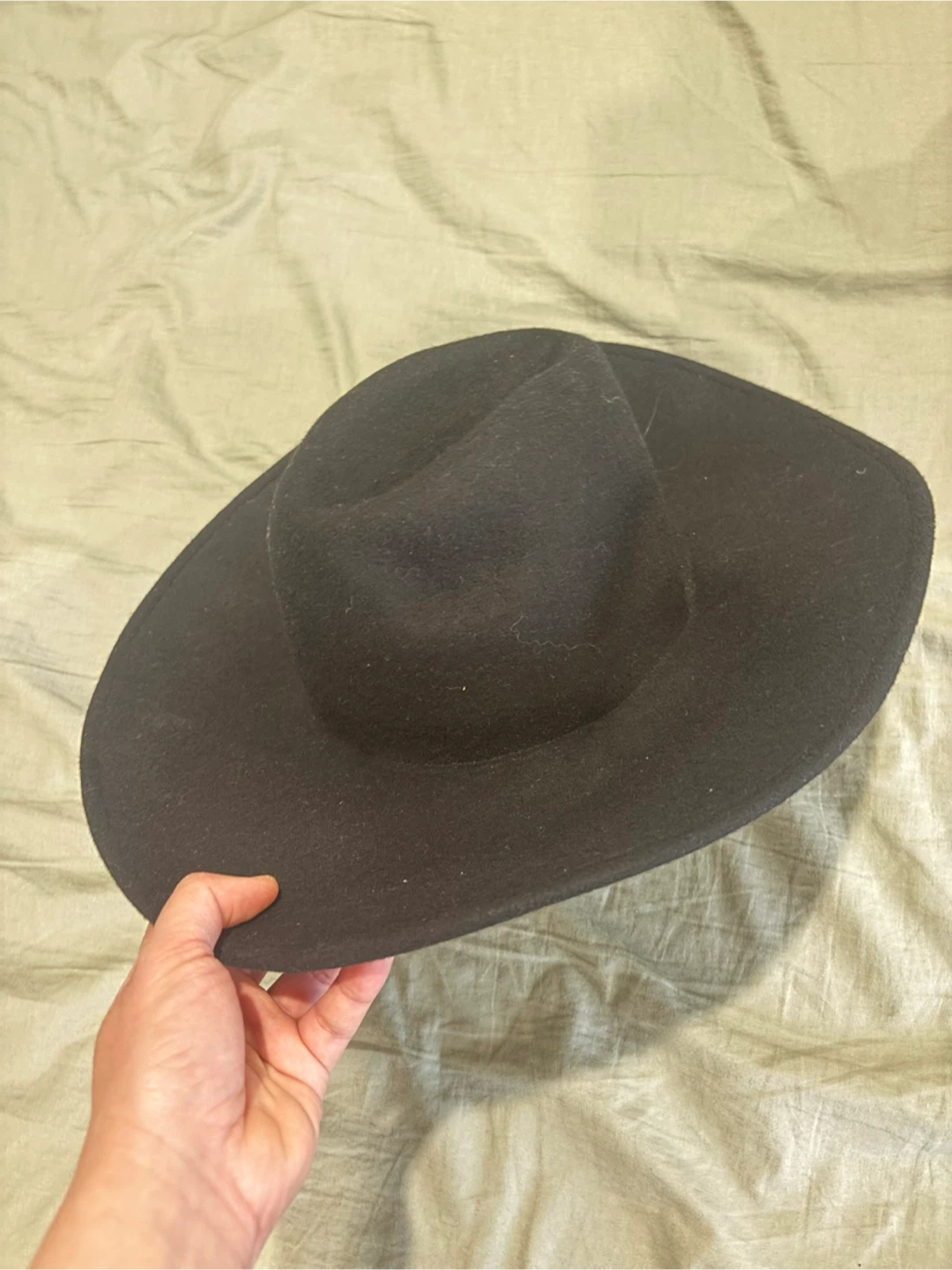 Black Wide-Brim Hat - photo 2