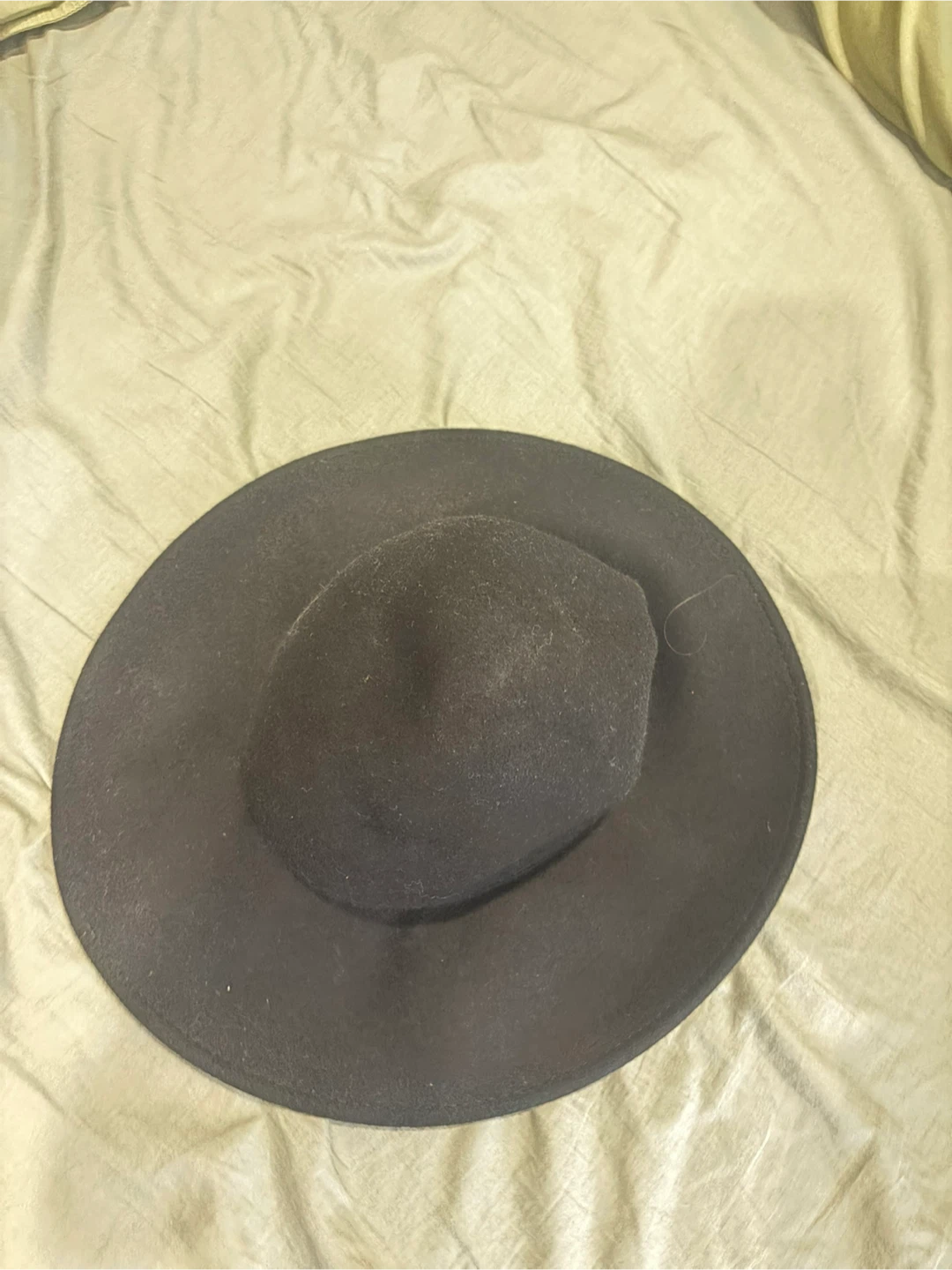 Black Wide-Brim Hat