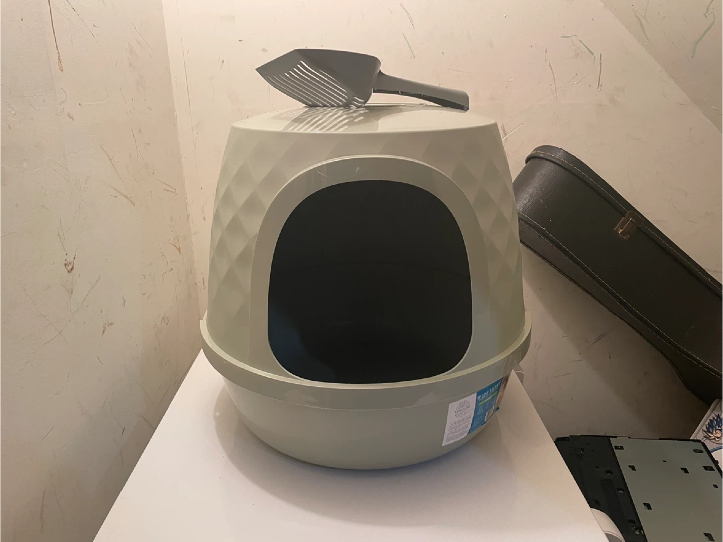 ExquisiCat Wide Entry Hooded Litter Pan - Large