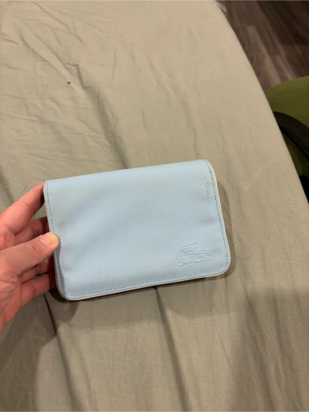 Lacoste Light Blue Pouch