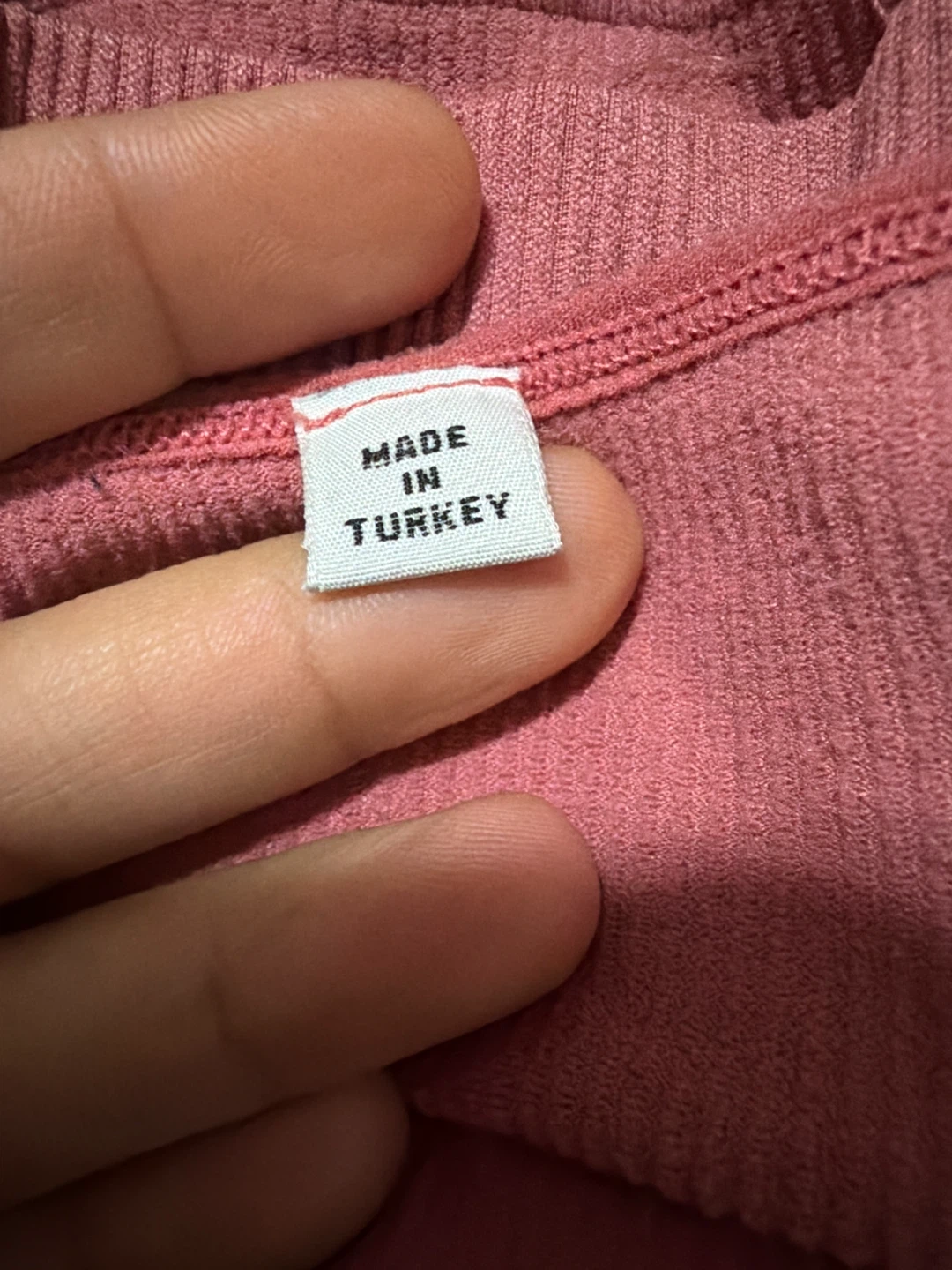 Pink Ribbed Crop Top 🏆 - photo 3