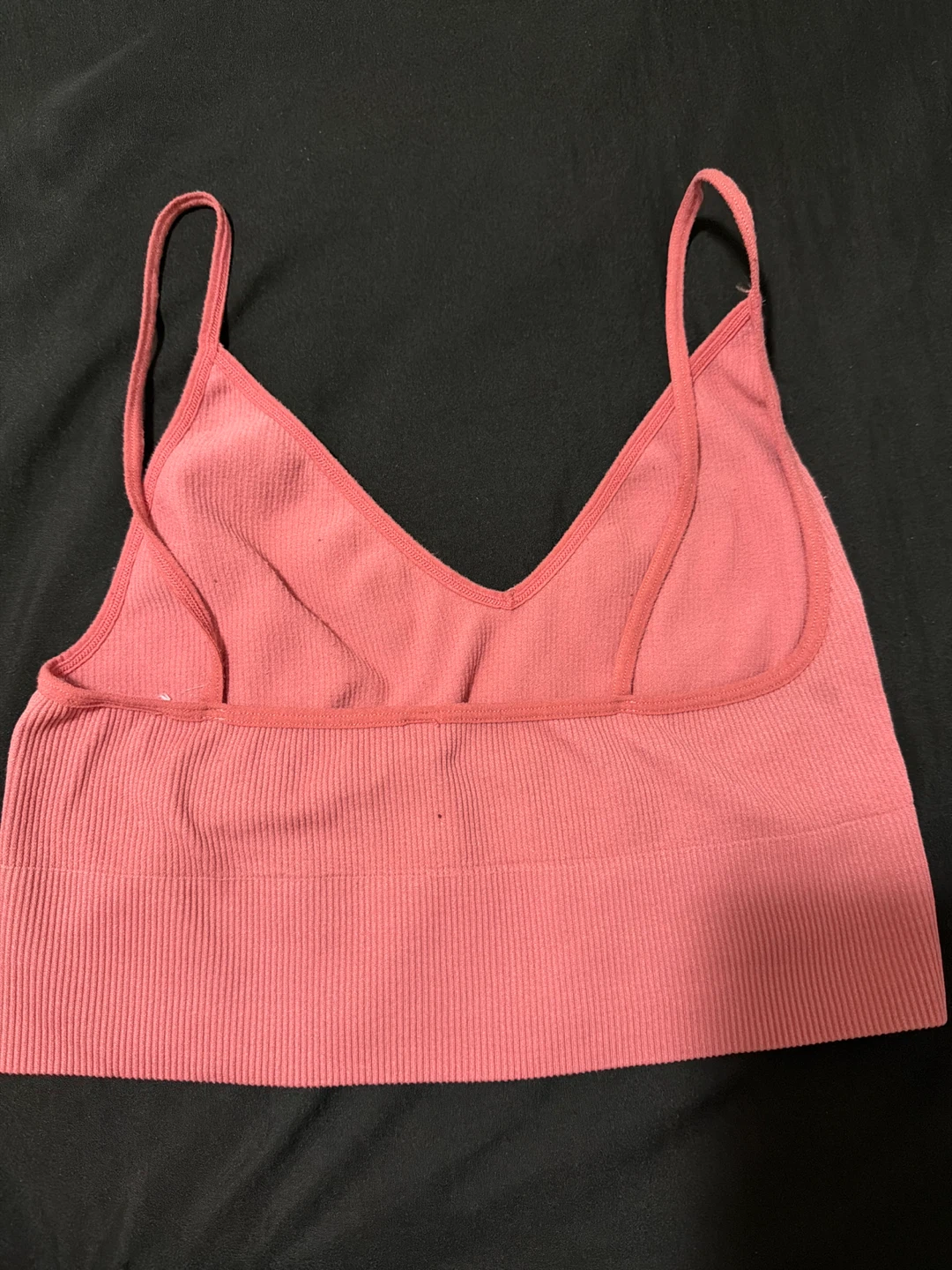 Pink Ribbed Crop Top 🏆 - photo 2