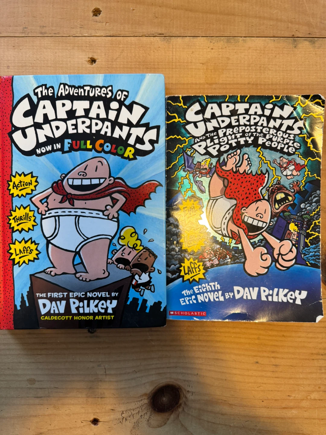 Captain Underpants Books - 2 Book Lot