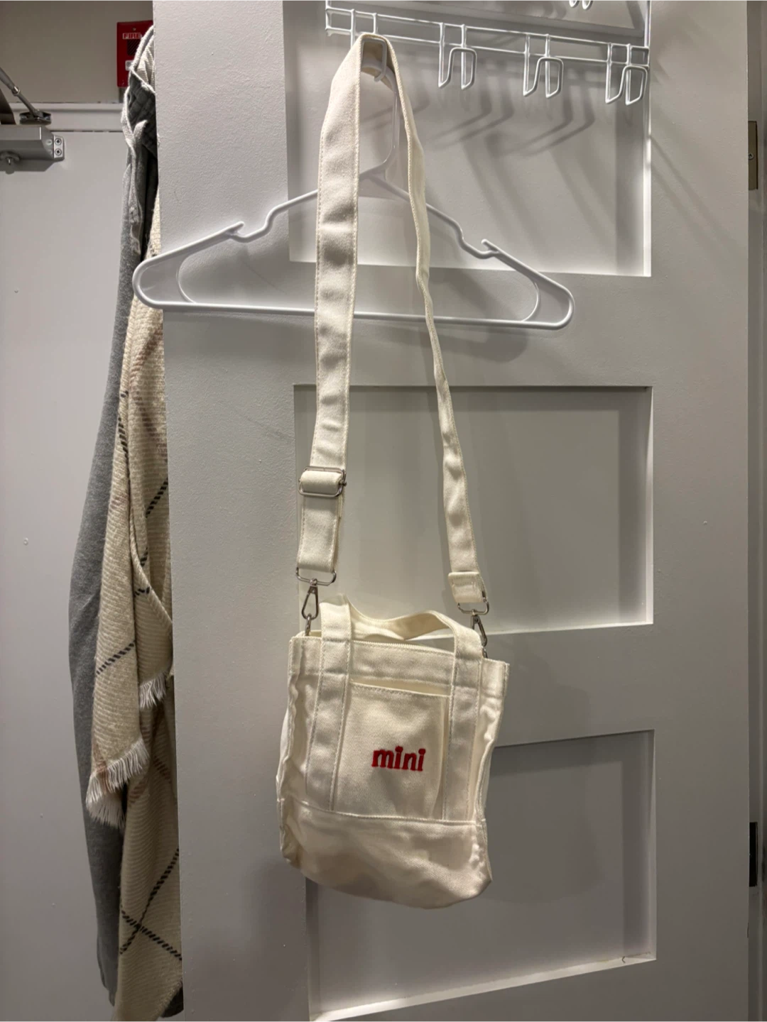 Cream Canvas Mini Bag