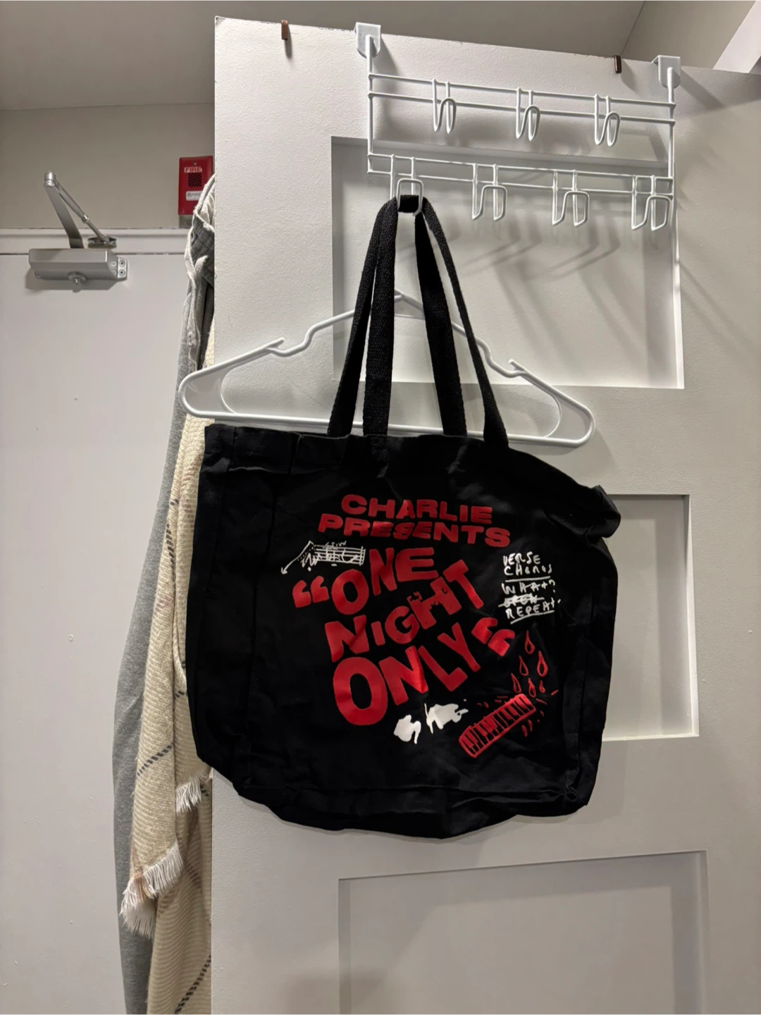 Charlie Presents One Night Only Tote Bag