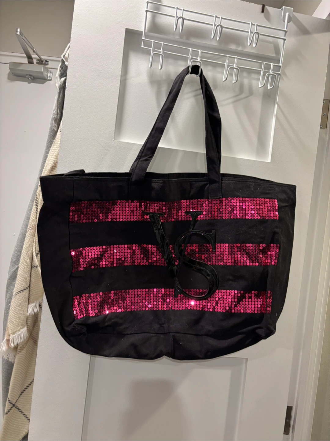 Victoria's Secret Pink Sequin Tote Bag