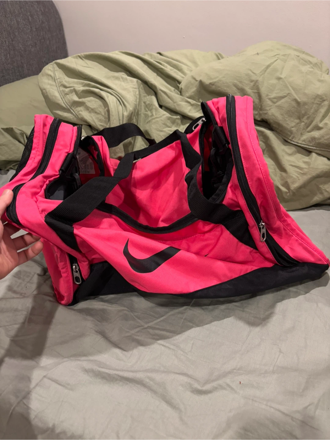 Nike Pink Duffel Bag