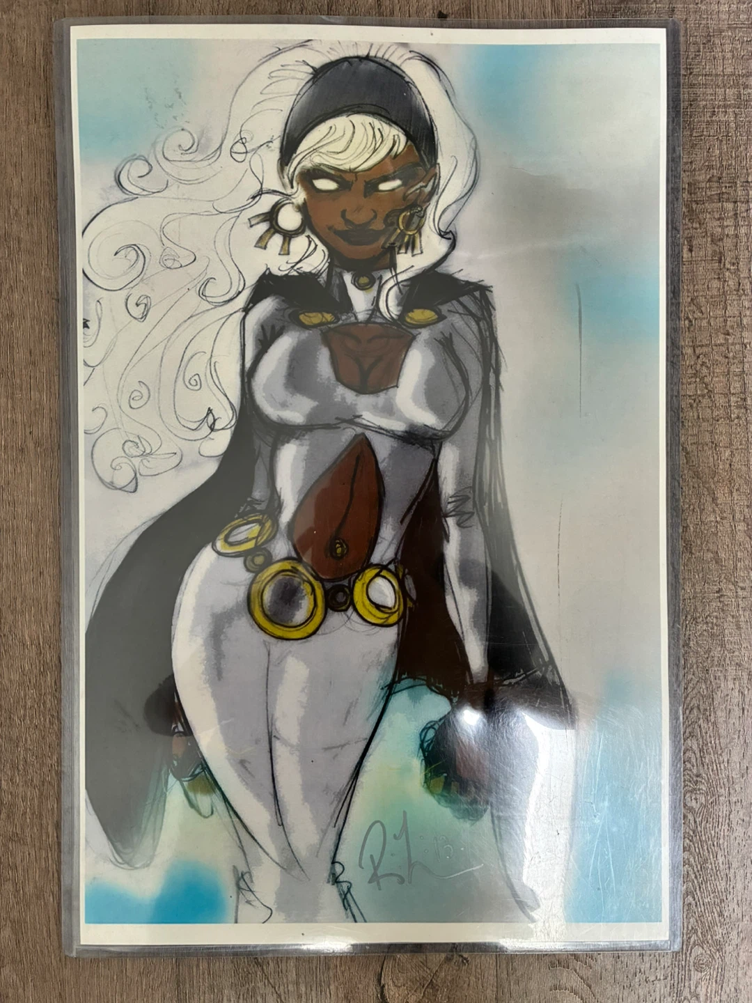Storm Comic Art Print